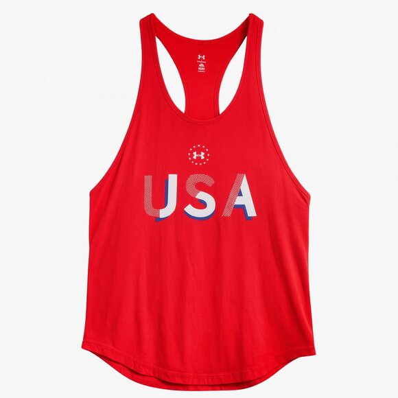 Under Armour Women’s Medium HeatGear Red Tank Top – Athletic Performance - Picture 1 of 6